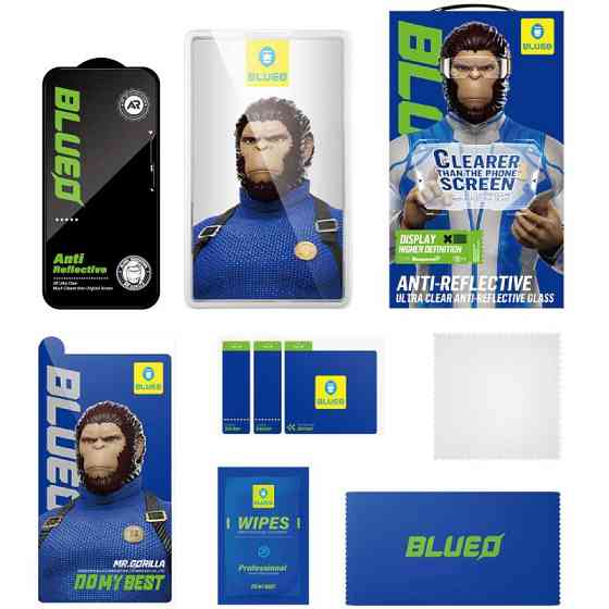 Защитное 2.5D стекло Blueo AR Anti-Reflective HD для Apple iPhone 17 Air (6.5") Херсон