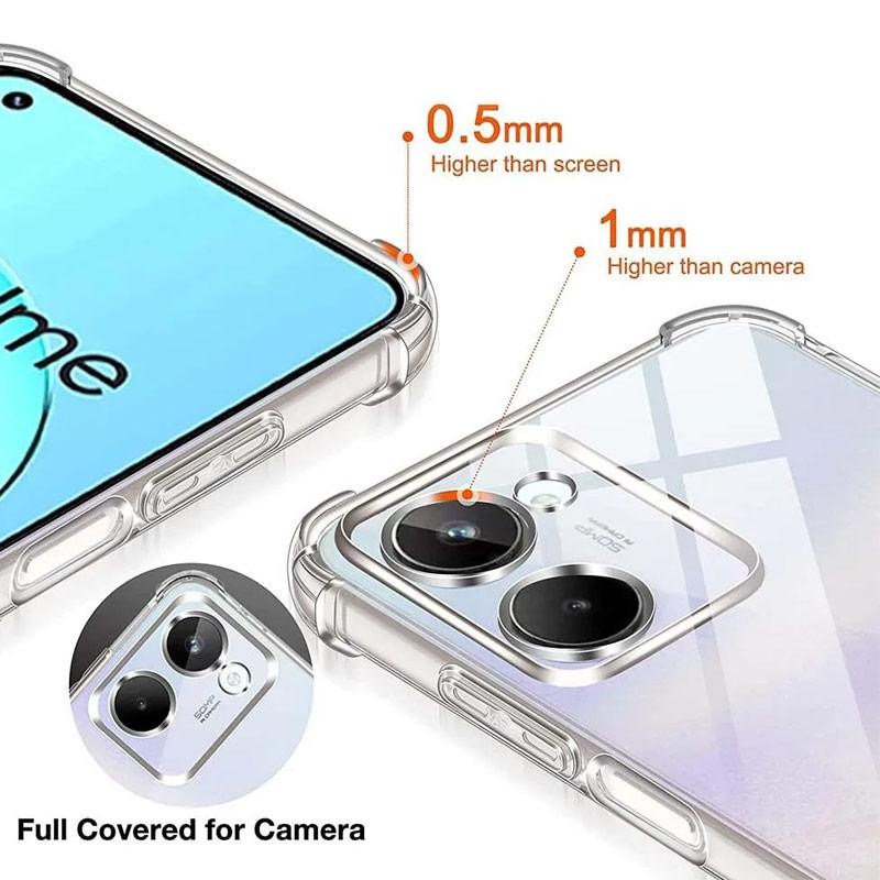 TPU чехол GETMAN Ease logo усиленные углы Full Camera для Realme C33 Херсон - зображення 10