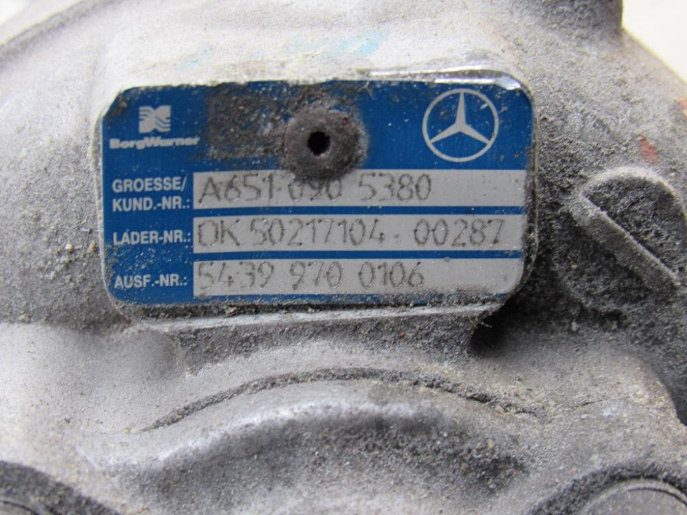 Турбина Mercedes Sprinter 2.2 Bi turbo 2011-2019 (A6510905380) Ковель - зображення 10