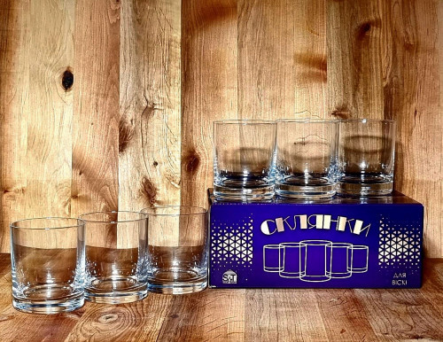 Набір низьких склянок SNT 7051-22 300 мл 6 шт Київ - зображення 1