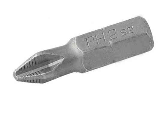Насадка отверточная GRANITE PH2 25 мм ¼" S2 набор 2 шт 10-02-250 Харьков