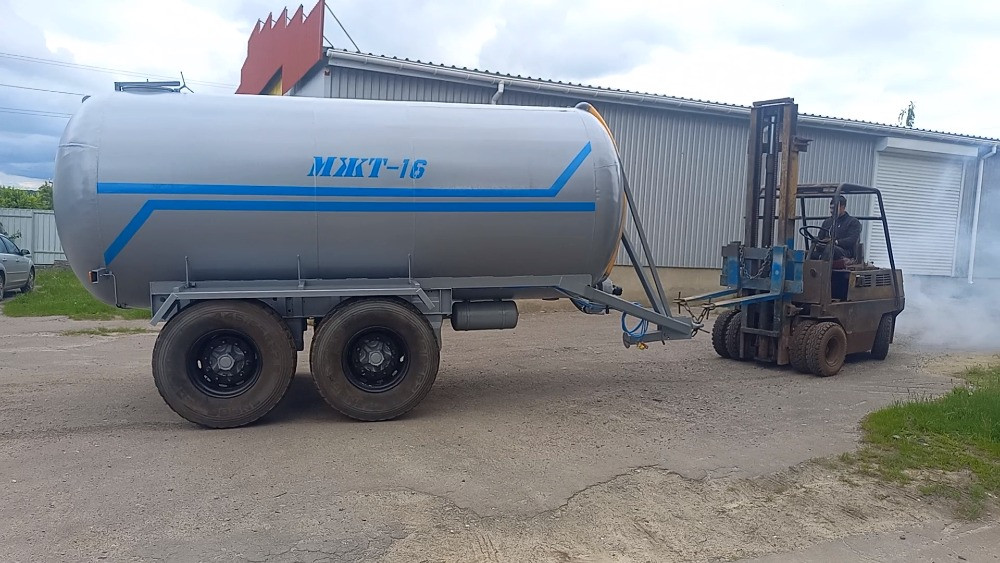 Бочка МЖТ-16 євроосі/пневмохід для приготування хім сумішей Белая Церковь - изображение 3