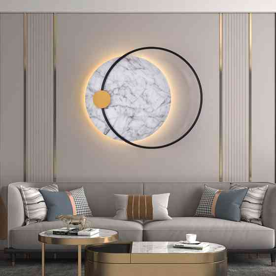 Бра настінна LED SE06-800*690 Чорний 5х80х80 см. Київ