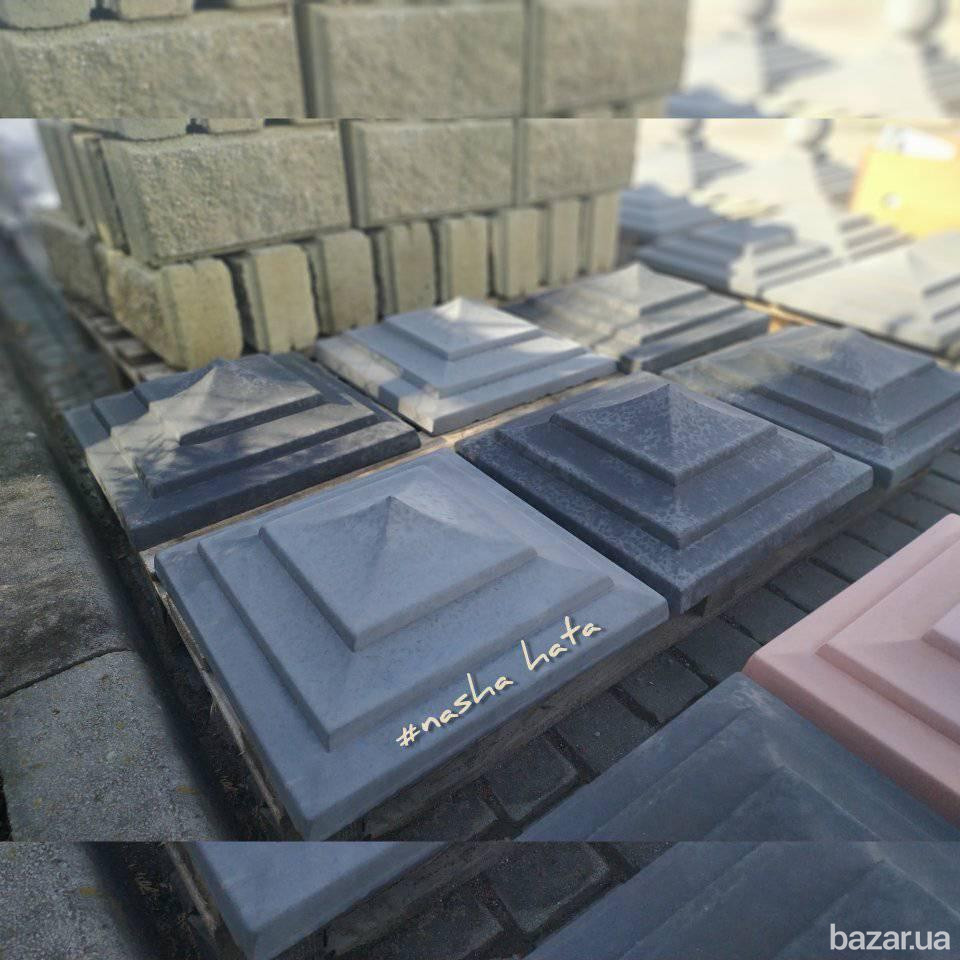 Бетонні та металеві капелюхи на паркан Стрый - изображение 6