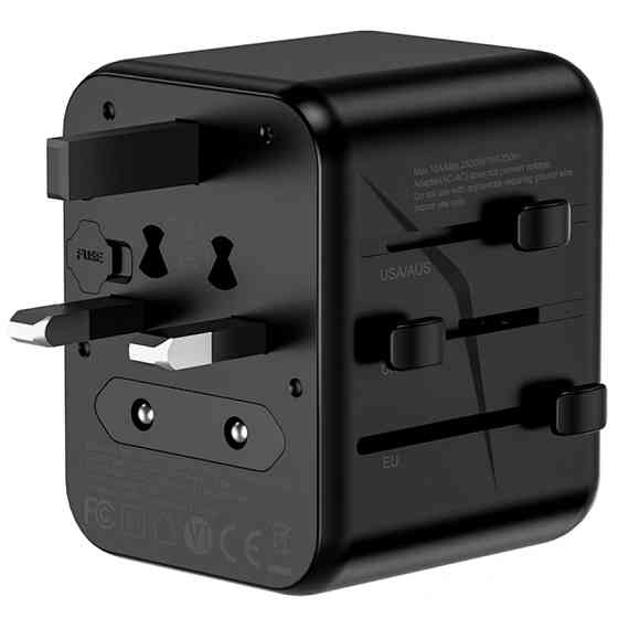 Сетевой универсальный переходник WIWU UA012 Warrior 12W + 1USB-A/1C Херсон