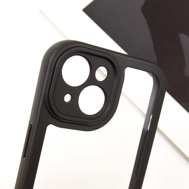 TPU чехол Transparent + Colour 1,5mm для Apple iPhone 15 (6.1") Херсон - зображення 3