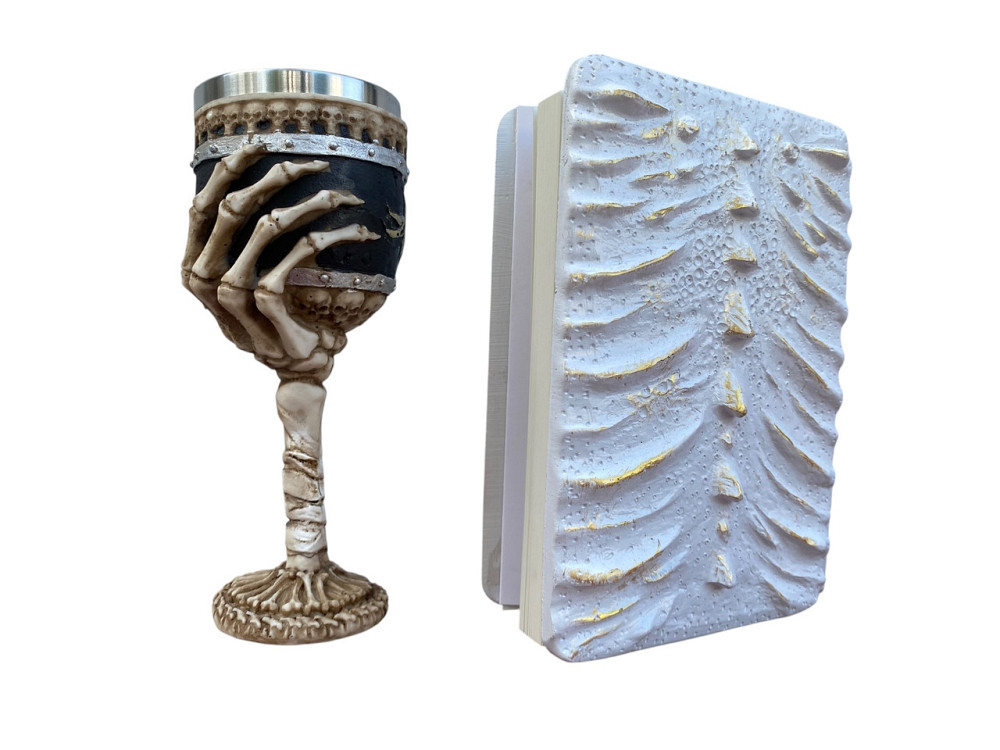 Подарочный набор Бокал 3D Рука с Черепами и Блокнот 3D «Око Ледяного Хранителя» Київ - зображення 2