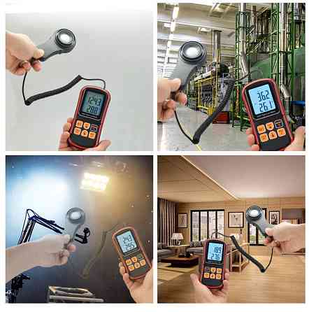 Цифровой люксметр + термометр, USB 200000 Lux BENETECH GM1030C Харків