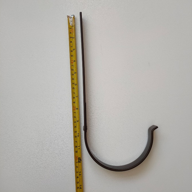 Тримач 125 жолоба товщина 4 мм кронштейн водосточний металевий Нововолинськ - зображення 2