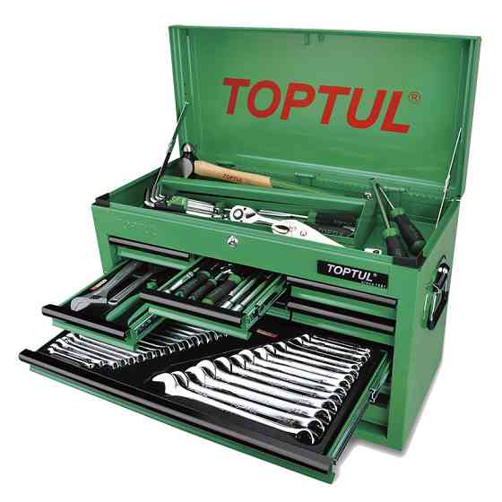 Ящик с инструментом TOPTUL (TBAA0901, 9 секций) 186ед. GCBZ186A Харків