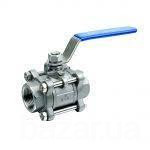 Кран шаровой трехсоставной муфтовый нержавеющий, Ду 15 (Кран трехсостовной резьбовой Fig. K321) Київ - зображення 1