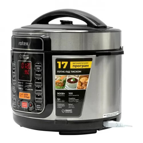 Мультиварка-скороварка Rotex REPС73-B 900 Вт Київ - зображення 4