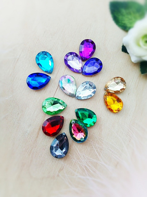 Ельфійська діадема срібний блакитний гілка обідок обруч косплей листя крапля фентезі виступ Луцьк - зображення 5