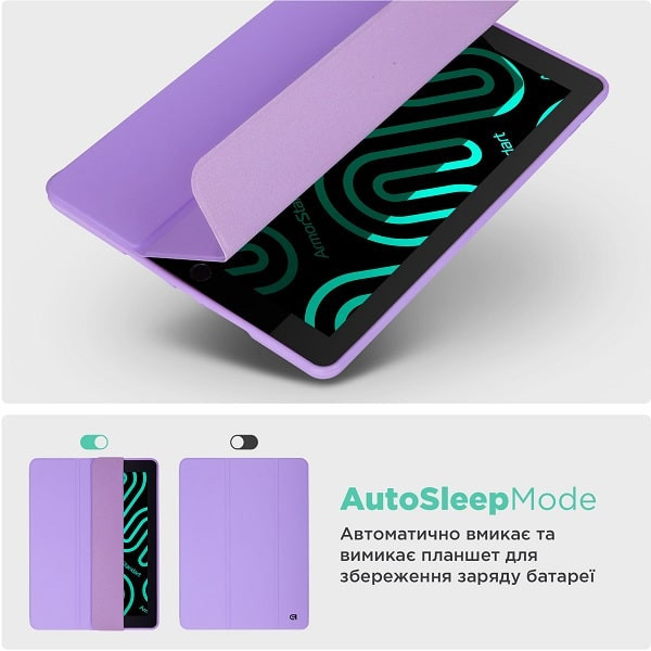 Чохол-книжка ArmorStandart Smart Fold Pen для Samsung Tab A9 Plus X210/X216 Light Purple (ARM75000)  Харків - зображення 6
