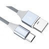 Кабель Hoco U40B USB magnetic to Micro Gray (Код товару:13241) Харків