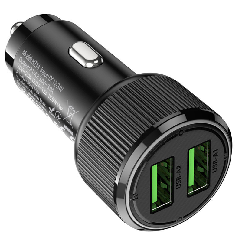 АЗУ Hoco NZ14 Guerrero QC3.0 18W total 38W (2USB-A) Херсон - зображення 5