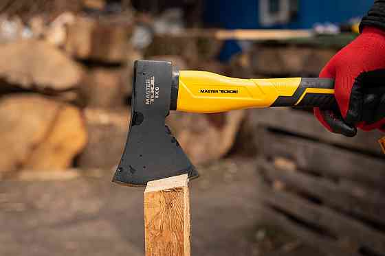 Топор MASTERTOOL 600 г HRC 50 рукоятка фиберглассовая 370 мм 05-0901 Харків