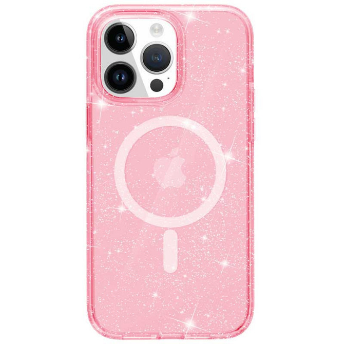 Чехол TPU Galaxy Sparkle (MagFit) для Apple iPhone 16 Pro Max (6.9") Херсон - зображення 8