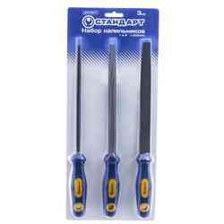 Набор напильников 3 ед. 200 мм СТАНДАРТ SFF0301 Харьков
