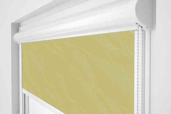 Рулонна штора Rolets Вода 2-2072-925 92.5x170 см закритого типу Гірчична Київ