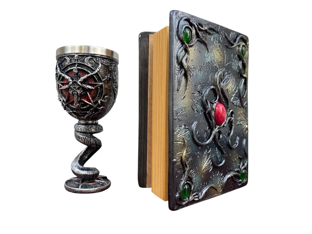 Подарочный набор Бокал 3 Бафомет и Блокнот 3 «Лесной Гримуар Лисы» Київ - зображення 2