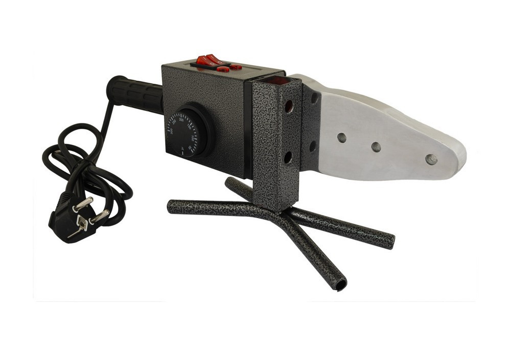 Паяльник для пластиковых труб MASTERTOOL 20-63 мм 2 режима 1100-2200 Вт/220 V/50 Hz 0-300°С IP44 LED Харків - зображення 2