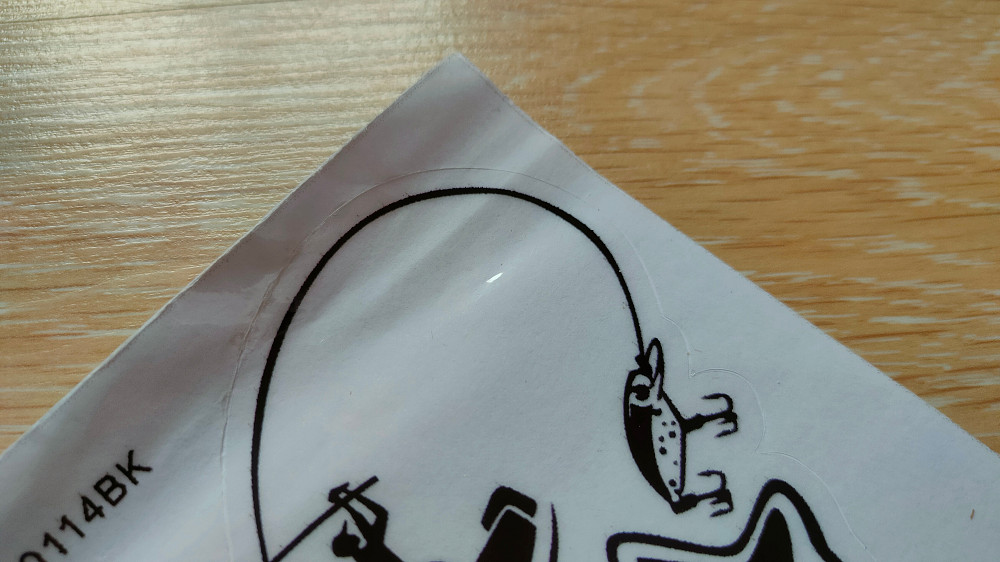 Наклейка на авто на тему рыбалка Бориспіль - зображення 8