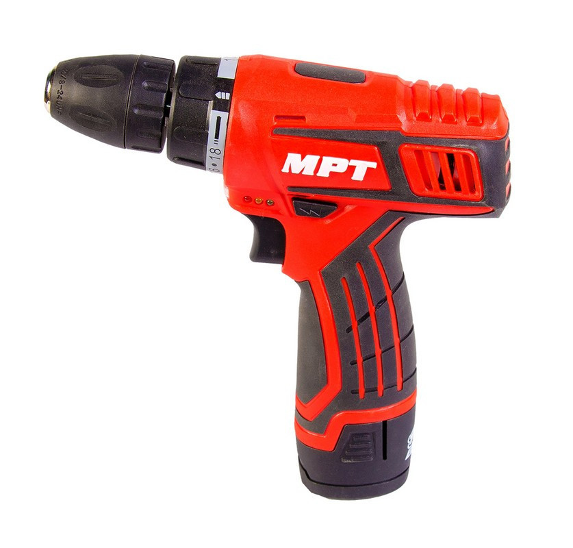 Дрель-шуруповерт MPT аккумуляторная 12V Li-ion 1.5 А·ч 0-600 об/мин 0-10 мм 1 АКБ MCDT1216.B1 Харьков - изображение 7