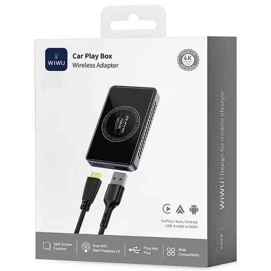 Адаптер WIWU Wi-CP004 Play box car wireless CarPlay (iOS + Android) Херсон