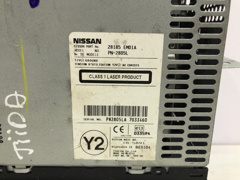 Магнитофон Nissan Tiida C11 1.6 БЕНЗИН HR16 2004 (б/у) Київ - зображення 4