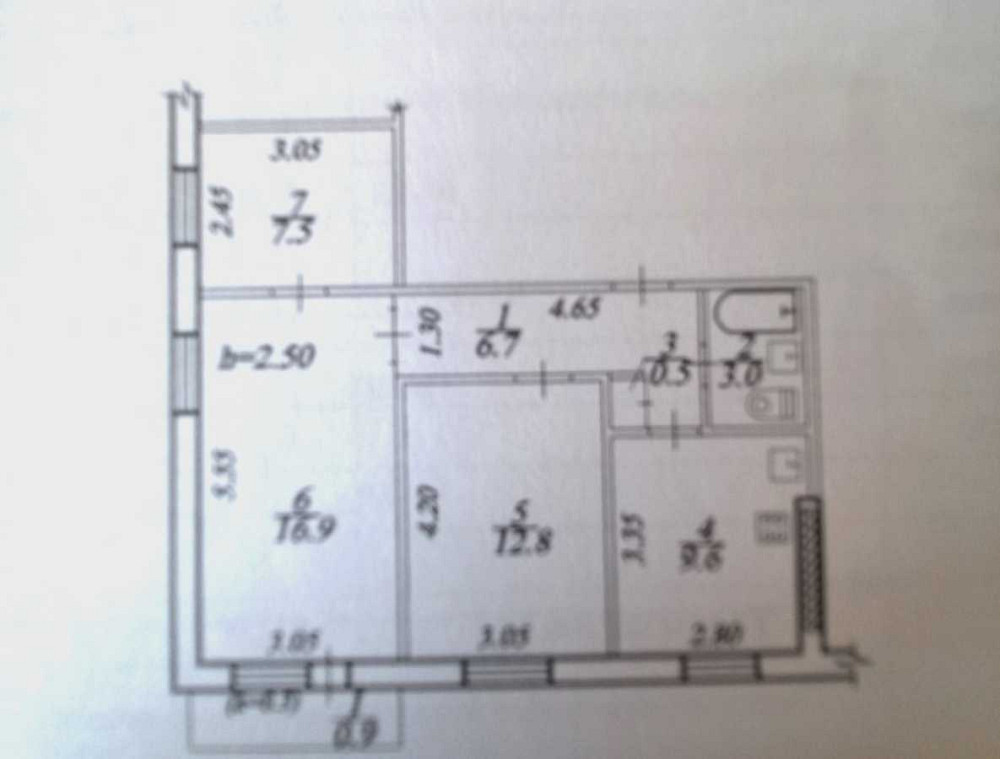 продажа 3-к квартира Днепр, Индустриальный, 55000 $ Дніпро - зображення 6