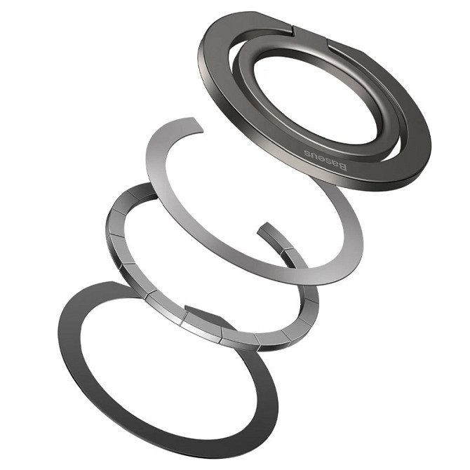 Держатель для телефона Baseus Halo Series Foldable Metal Ring (Single ring) (SUCH00001) Херсон - зображення 5