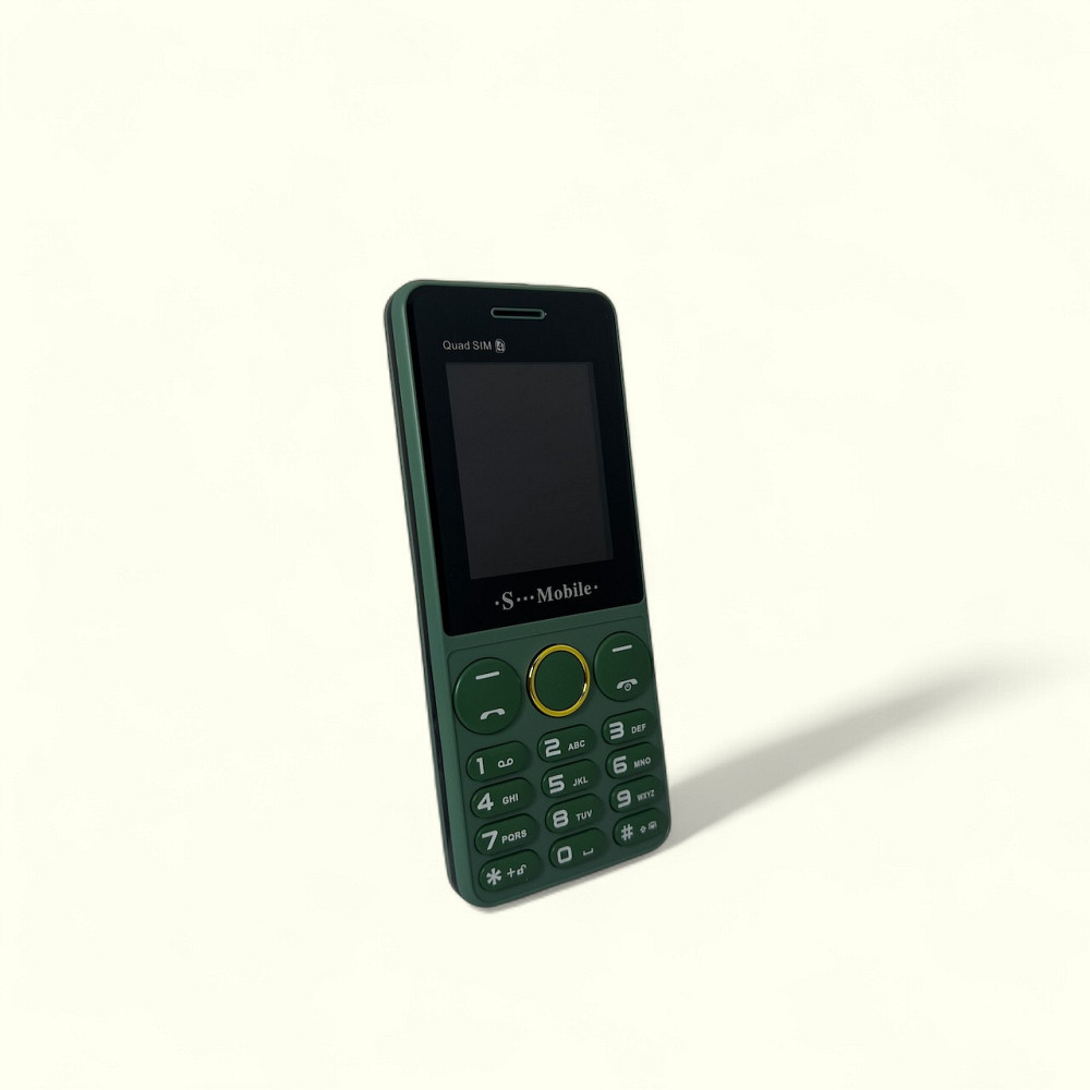 Кнопочный мобильный телефон на 4 сим карты AIEK s-mobile S73 Green Київ - зображення 5