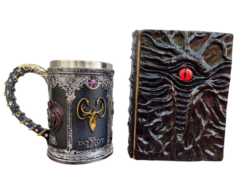 Подарочный набор Кружка 3 Сим Королевств и Блокнот 3 «Книга, что смотрит в ответ» Київ - зображення 1