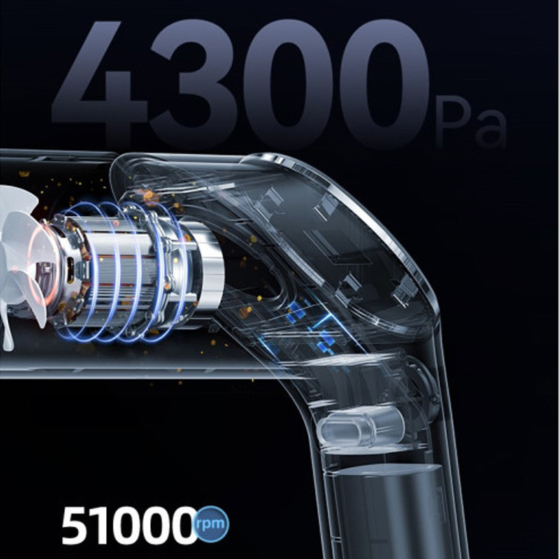 Уценка Портативный пылесос Usams US-ZB259 YAJ Series 4300Pa 4000mAh Херсон - зображення 5