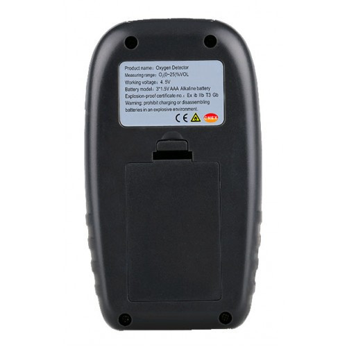 Датчик концентрации кислорода O2 + термометр (0-25% VOL, 0-50°C) WINTACT WT8821 Харків - зображення 4