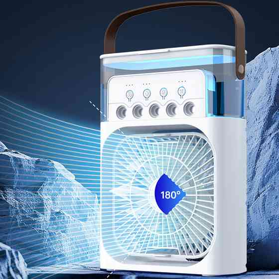 Уценка Настольный вентилятор Spray Fan-B 2in1 с регулировкой угла наклона и водяным охлаждением Херсон