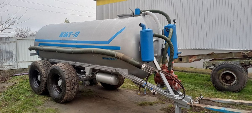 Вакуумний напівпричеп-цистерна МЖТ-10 внесення добрив Біла Церква - зображення 2