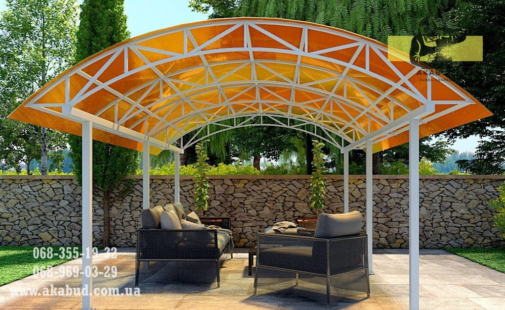 Навіс для автомобіля. Навіс для авто. Розпашні ворота Кривий Ріг - зображення 2