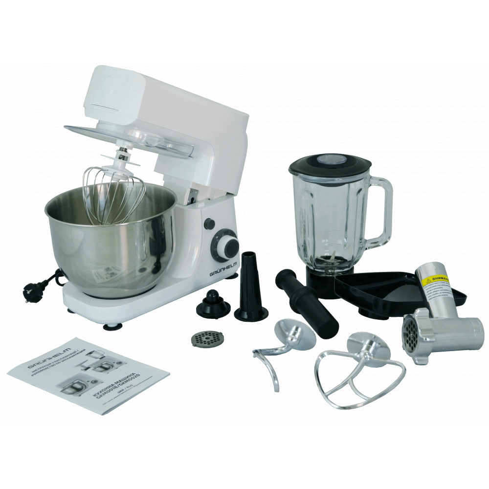 Кухонный комбайн Grunhelm GKM-0020 1800 Вт Київ - зображення 2