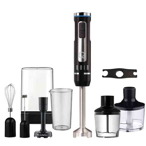 Блендер погружной аккумуляторный QUIN RHB-108SD-1 черный Київ