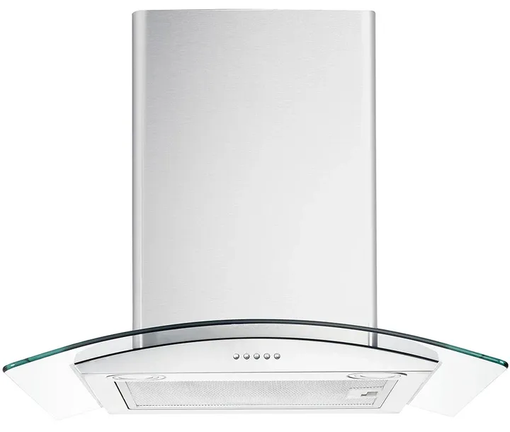 Вытяжка кухонная купольная Grunhelm GVG 156 TW (900 м3/ч 230 Вт) белый цвет Кнопочное управление Киев - изображение 1