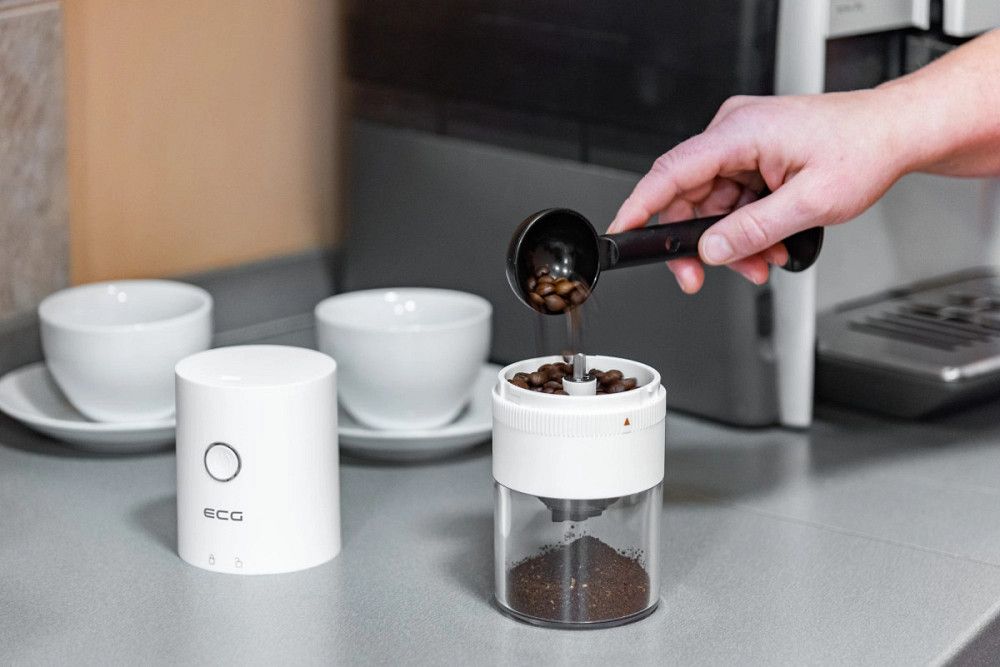 Кофемолка электрическая портативная EСG Minimo KM150-White 120 Вт Киев - изображение 9