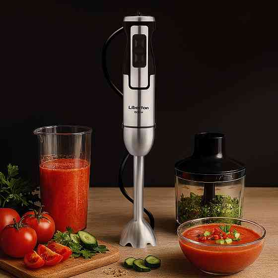 Блендер погружной Liberton LHB-0316 1500 Вт серебристый Киев