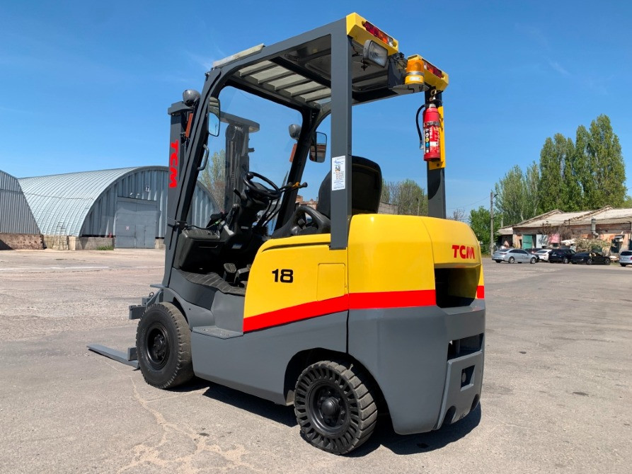 Вилочный дизельный автопогрузчик TCM (Nissan) с ротатором, кабиной и печкой. 2017 года Днепр - изображение 4