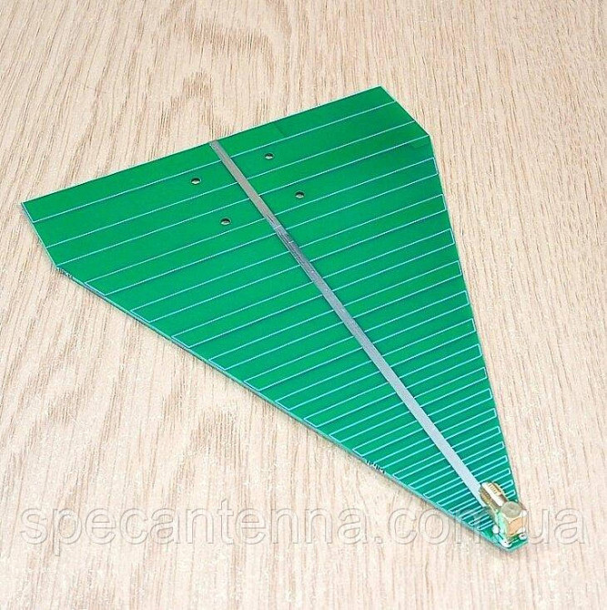 Антенна 740 - 6000 МГц, до 40 Вт, 6-7dB, логопериодическая, UWB Ultra Wideband Logperiodic Antenna Днепр - изображение 1