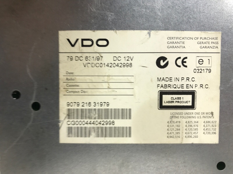 Магнитофон Hyundai Tucson JM 2.0 DIESEL D4EA 2004 (б/у) Київ - зображення 4