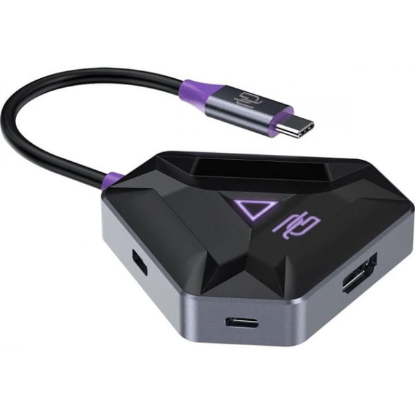 USB HUB Proove Gaming Spectre (2*USB3.0 + Type-C + PD100W + HDMI) Dark Gray (HBPG10221205) Харків - зображення 1