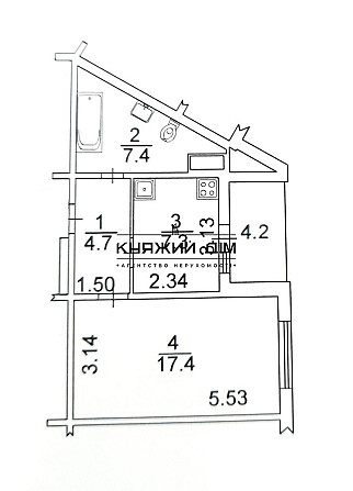 Продаж 1-кімнатної в ЖК Патріотика, Чавдар 34 .м.Осокорки Киев - изображение 6