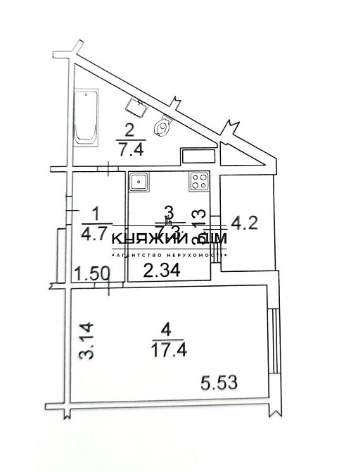 Продаж 1-кімнатної в ЖК Патріотика, Чавдар 34 .м.Осокорки Київ - зображення 6